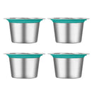 4Pack K Cups Filters For Keurig Universal Fit Single Coffee Capsule Cup