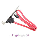 Computer Case Baffle Internal SATA to ESATA External PCI Slot Cable Bracket