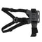 Chest Body Adjustable Harness Strap Outdoor Holder with Clip ABS for Black
