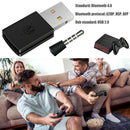 2pcs Bluetooth USB Dongle 3.5mm Audio Wireless Adapter Kit for PC PS4 Headset