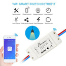 1pc 10A Wifi Wireless Switch Light Remote Control for Household Appliances