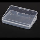 5pcs Plastic Transparent With Lid Storage Box Collection Container Case PartS Hn