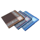 3PACKS Men's Handkerchiefs 100 % Cotton Premium Pocket Square Hankies Gift