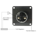 Universal 12V Car Boat Motorcycle Ignition Starter Key Ignition Switch Pane T6B1