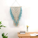 Hand Knotted Macrame Wall Art Handmade Cotton Bohemian Wall Hanging Tapestr N1Y9