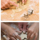 1Set/12Pcs Stainless Steel Cake Cookie Egg Fondant Mould Mold Sugarcraft Cutt 3C