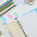 Pvc Rainbow Transparent Notebook Diary Cover Glitter Loose Leaf Note Book P B7O6