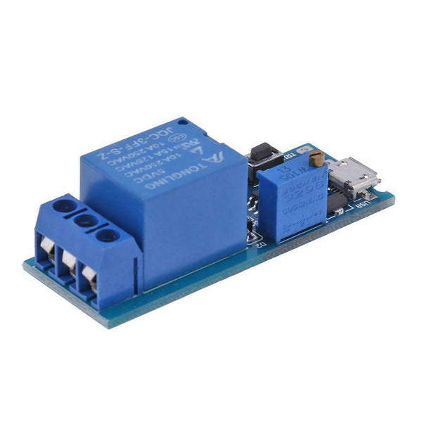 5V-30V Micro USB Power Delay Relay Timer Control Module Trigger Switch