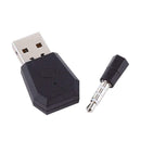 For PS4 Headphone Microphone Wireless Bluetooth 4.0 USB Adapter Dongle Receiver