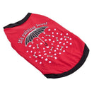 Pet Puppy Small Dog Cat Pet Clothes Vest shirt Apparel Red + Black (M) V6Y6