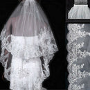 Two Layers White Wedding Veil Bridal Veil Short Tulle Veils Wedding Accesso