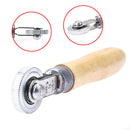 Tyre Repair serated Patch Roller Stitcher Tool With Durable Wooden Handle