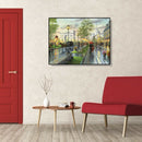 Painting By Numbers Kit DIY Night Market Canvas Oil Art Picture Home Decor