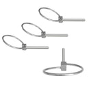 4Pcs 4mmx49mm Heavy Duty Lynch Pin for Farm Tractors Trailers Trucks Mowers