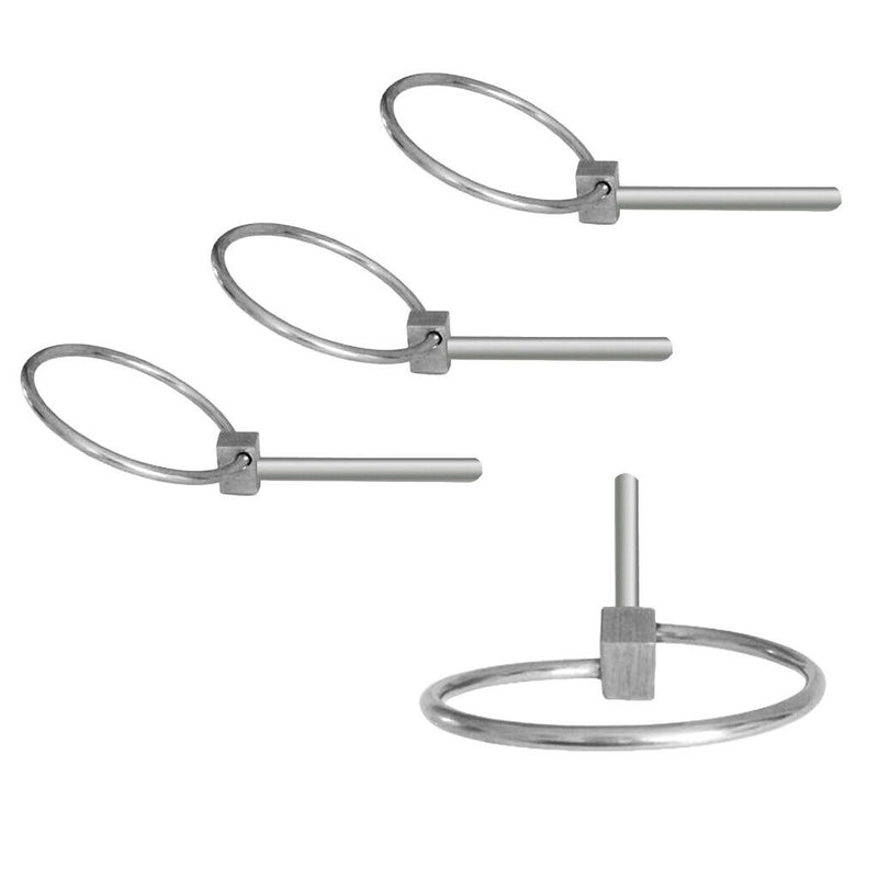 4Pcs 4mmx49mm Heavy Duty Lynch Pin for Farm Tractors Trailers Trucks Mowers