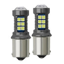 1 Pair SMD LED Headlamp Bulb  7500K Hi/Lo Beam Lamp 1156 3030