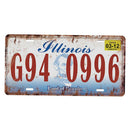 G940996 Car License Plate Retro Metal Tin Sign Wall Plaque Bar Pub Decor B