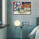 Full Round Drill 5D DIY Diamond Painting Flower Embroidery Art Kit (LG152)