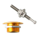 30mm Car Push Button Bonnet Pin Aluminum Hood Pins Quick Release Golden