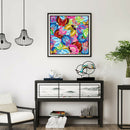 Diamond Painting 5D Mosaic Picture Full Round Drill DIY Colorful Butterfly