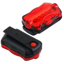 2x Bike Light Head + Rear Safety Alarm Set Bicycle Cycle White Beam 5 LED Lam Kw