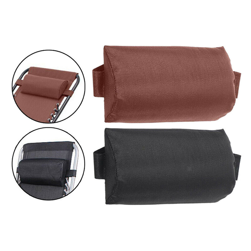 6 Packs Folding Recliner Chairs Head Cushion Pillow for Outdoor Sun Lounger