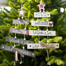 Christmas Christmas Decorations Tree Ornament Patterned Hanging Accessories