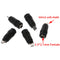 2Pcs DC 5.5*2.1mm female jack plug to micro USB 5pin male power converter