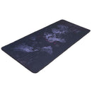World Map Natural Rubber Large Gaming Mouse Pad Computer Keyboard Mat (XL) A