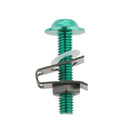 10x Aluminium M6 Fairing Bolt Screw For Yamaha YZF-R1 1998-2002-2007-2014 Green
