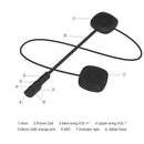 Bluetooth 5.0 Helmet Headset Speaker Accessory Motorcycle Intercom Interphoneï¼W