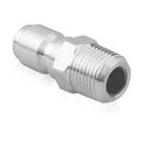 2pcs NPT 3/8 inch Male Quick Connect Plug Fittings Pressure Washer Adapters