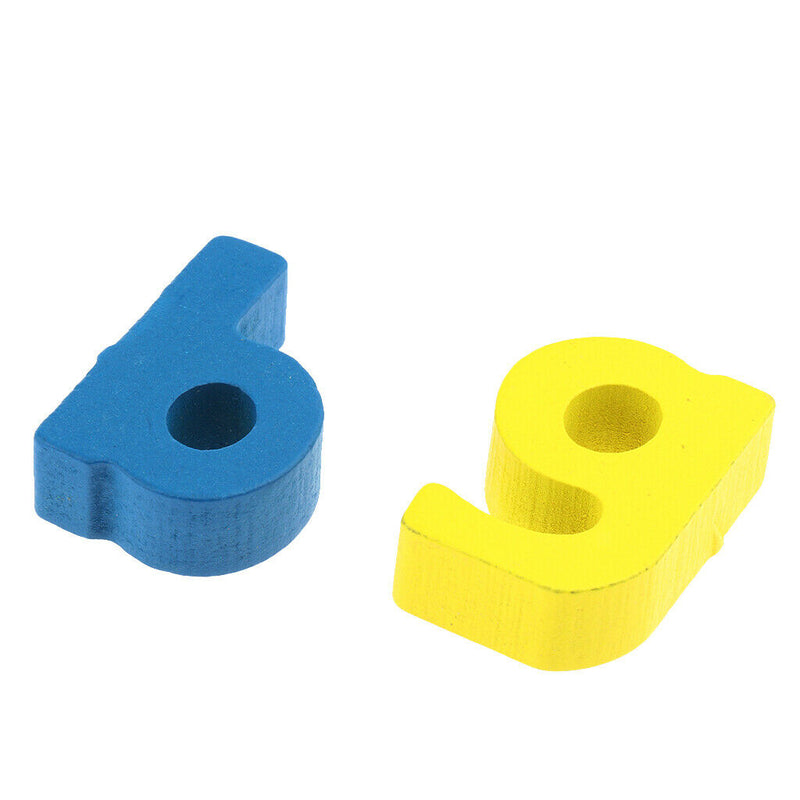 Wooden Alphabets Number Puzzle Board Color Letter Blocks Toys for Kids Education