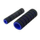 4pcs Motorcycle Handlebar Grip Brake Clutch Lever Cover Foam Pad Blue