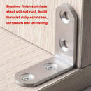 20-piece stainless steel holder 16 by 40 x 40 mm 90 degrees right angle L-s