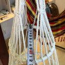 Hand Weaving Cotton Rope Flower Pot Hanging Basket Indoor Outdoor Decor