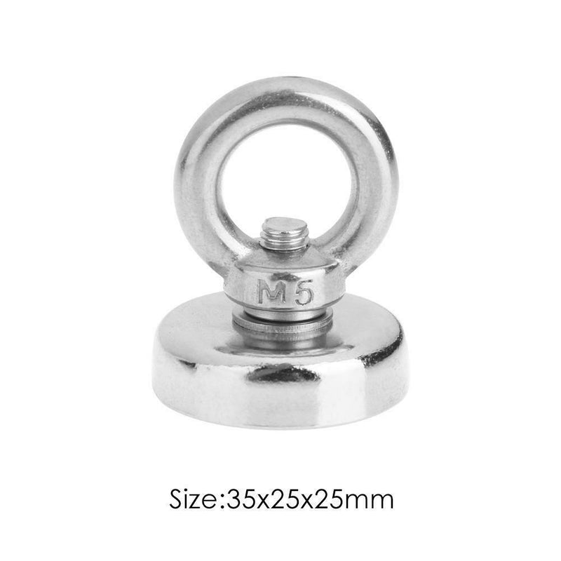 D25 Powerful Salvage Magnets Neodymium Deep Sea Salvage Fishing Hook Magnet
