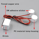 4pcs 12-85V Car Flashing Emergency Warning LED Strobe Lights Flasher