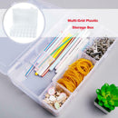 Plastic Jewelry Nail Art Storage Box Multi-grid Pill Case Beads Container