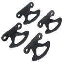 Truck 4Pcs/Set Black Metal Tie Down Hooks Bed Pickup Box Inner Explorer Sports