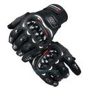 Carbon Fiber Pro Bike Motorcycle Motorbike Racing Riding Full Finger Gloves  L