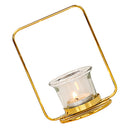 Nordic Style Candle Holder Metal Frame Candlestick for Party Hotel Cafe
