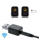 Wireless 5.0 Audio Transmitter Receiver USB Adapter For TV/PC Car Speaker AUX bs