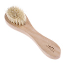 Natural Bristles Dry Face Cleansing Brush Facial Exfoliator Bamboo Handle Wa JR