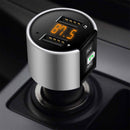 Handsfree Wireless Bluetooth4.2 Car Kit FM Transmitter Radio MP3 Player Dual USB