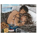 1X(Diy Diamond Painting Sleeping Lovers Cross Stitch Diamond Embroidery Nee