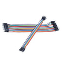 5X(40pcs 20cm 2.54mm male to male Breadboard jumper wire cable for Arduino M7F6)