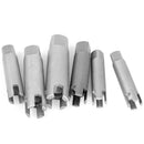 6Pcs Damaged Nut Bolt Remover Kit Stud Extractor Bolt Screw Extractor Steel