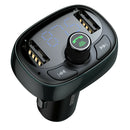 Bluetooth Car Kit MP3 Player FM Transmitter Radio Adapter Dual USB Black