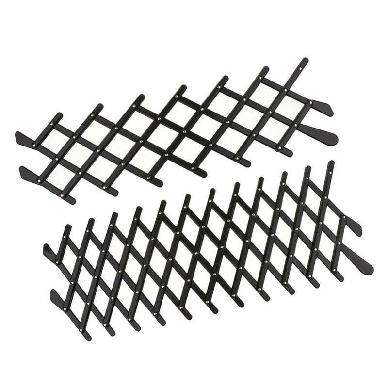 2 Pcs Pet Gate Folding Free Standing Panel Wood Pet Dog Safety Fence